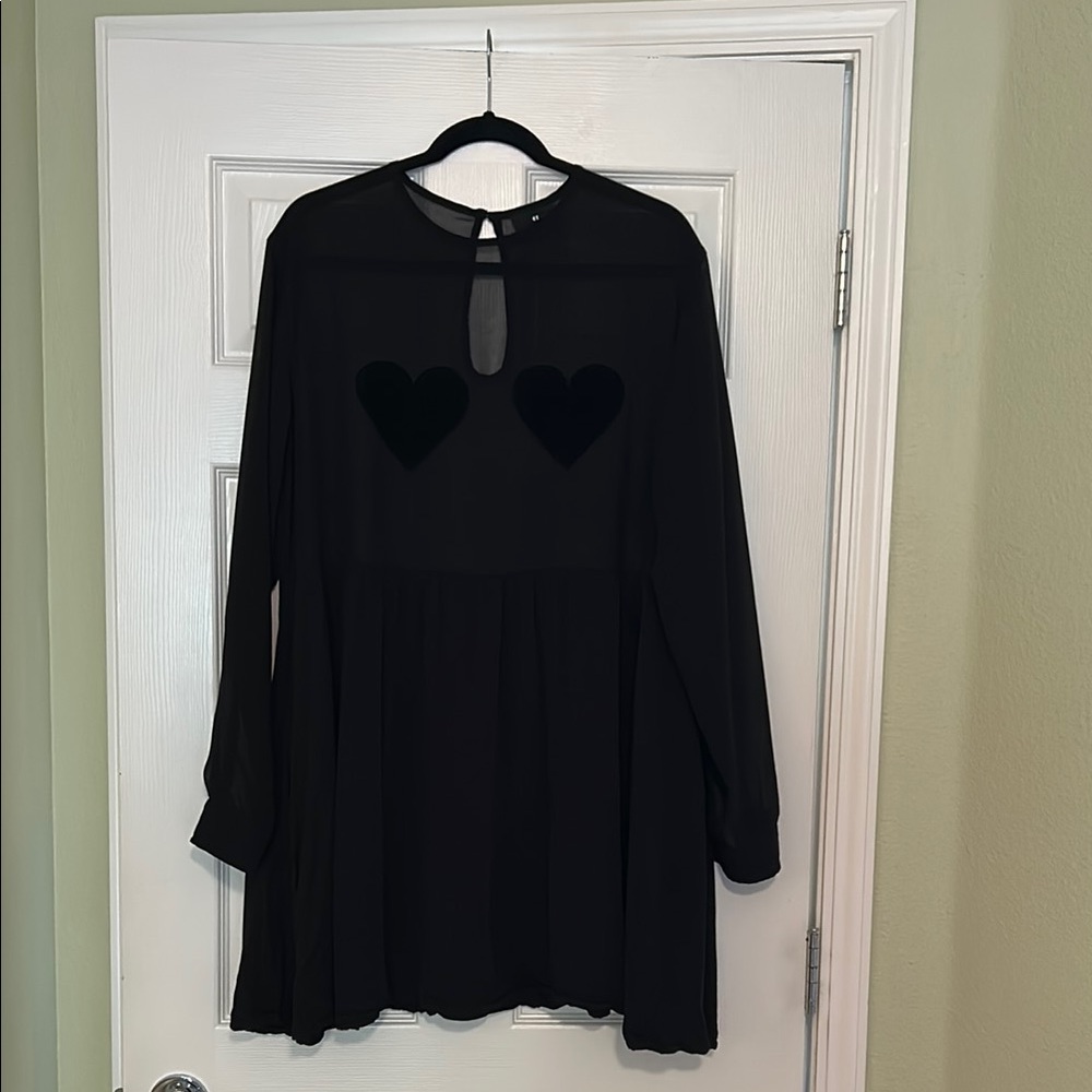 Lazy Oaf Flock Heart Dress M/L - Picture 2 of 9